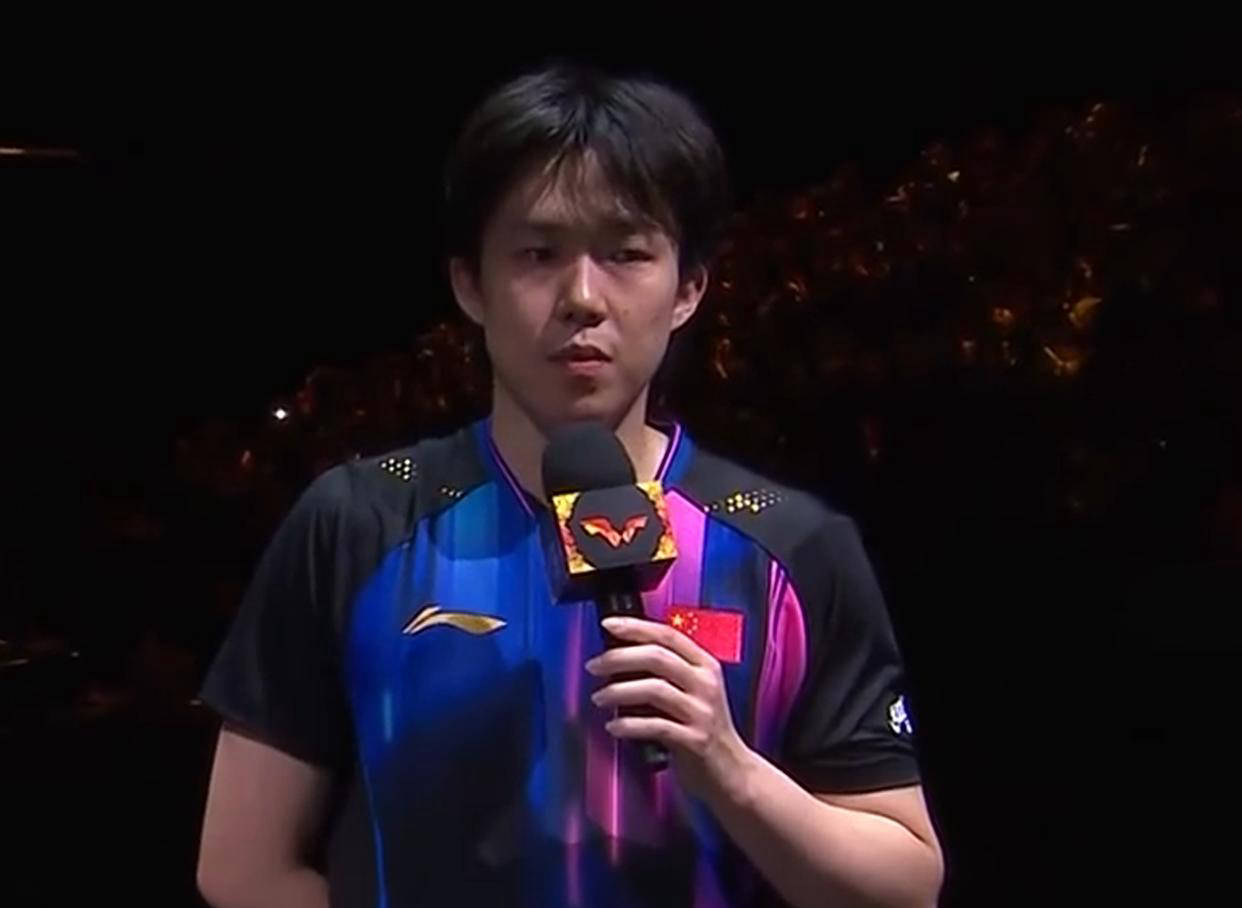 王楚钦孙穎(yǐng)莎混雙(shuāng)夺冠赛后采访