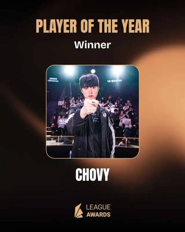 LOL新老交替，Chovy力壓(yā)Faker拿年度选手，新王登基