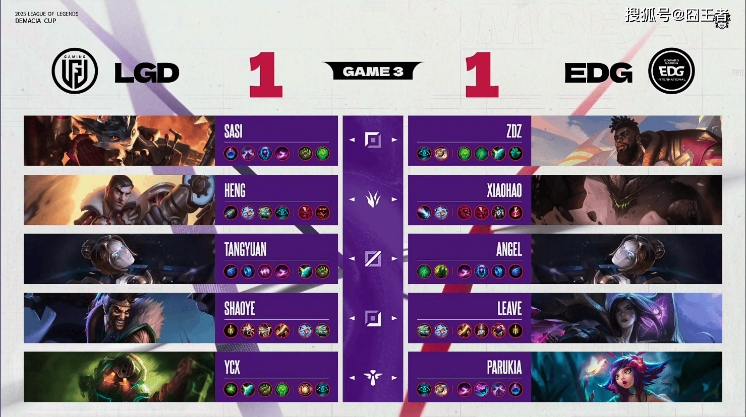 德玛西亚杯：让一追二(èr)，EDG三局战胜LGD