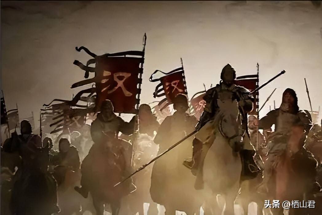 耿恭率(lǜ)三百人死(sǐ)守孤(gū)城一年，吃胡虏肉，饮匈奴血，成为嶽(yuè)飞的偶像